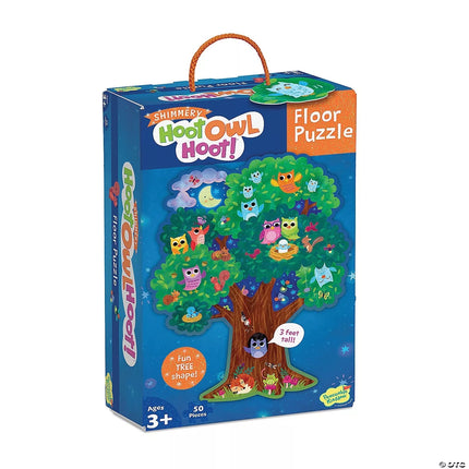 Grindų dėlionė „Hoot Owl Hoot Floor Puzzle“