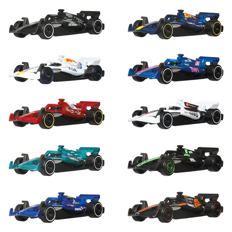 HOT WHEELS F1 bolidų rinkinys (10 vnt.) (JMM24)
