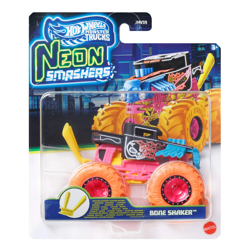 HOT WHEELS MONSTER TRUCKS džipas – Neon Smasher (JMV39)