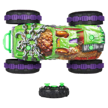 HOT WHEELS MONSTER TRUCKS RC automodelis – Wreckin' Wolf (JMM77)