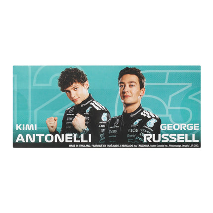 HOT WHEELS PREMIUM F1 dviejų Mercedes-Benz George Russel ir Kimi Antonelli bolidų rinkinys (JMM93)