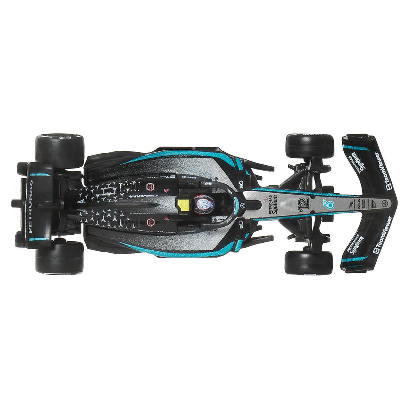 HOT WHEELS PREMIUM F1 dviejų Mercedes-Benz George Russel ir Kimi Antonelli bolidų rinkinys (JMM93)