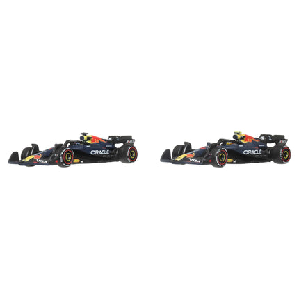 HOT WHEELS PREMIUM F1 Red Bull Max Verstappen ir Yuki Tsunoda bolidai (2 vnt.) (JMM95)