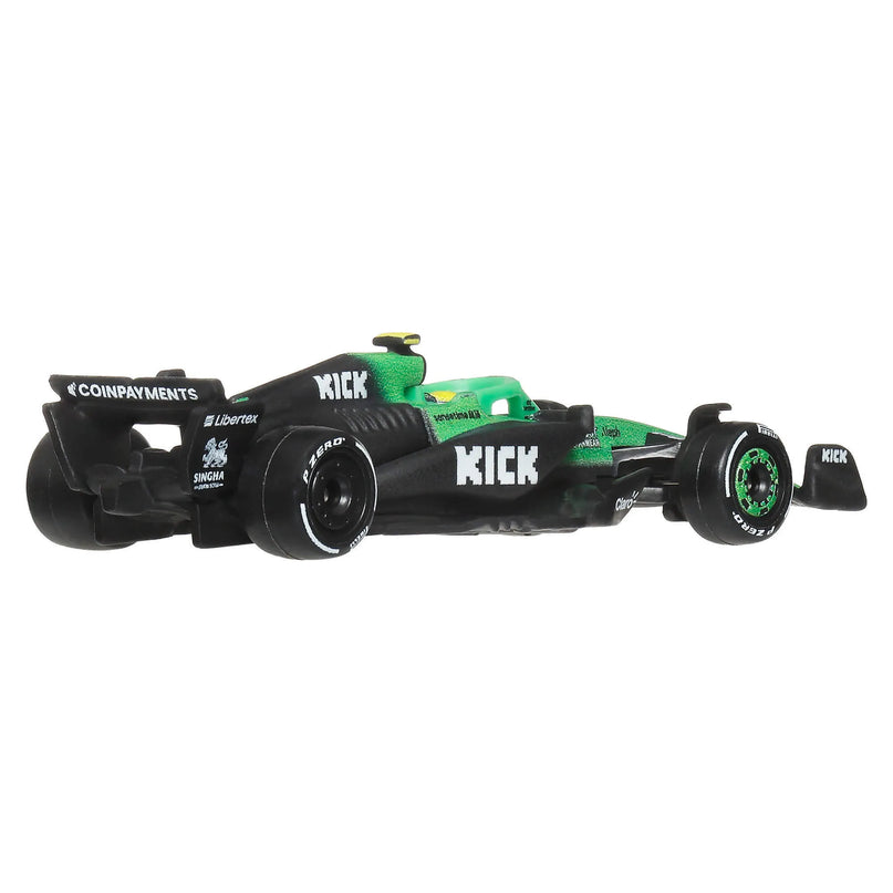 HOT WHEELS PREMIUM F1 Sauber Nico Hulkenberg ir Gabriel Bortoleto bolidai (2 vnt.) (JMM92)