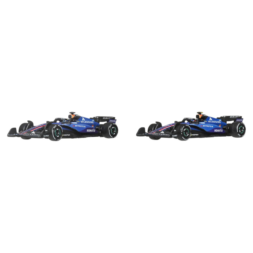 HOT WHEELS PREMIUM F1 Williams Carlos Sainz ir Alexander Albon bolidai (2 vnt.) (JMM98)