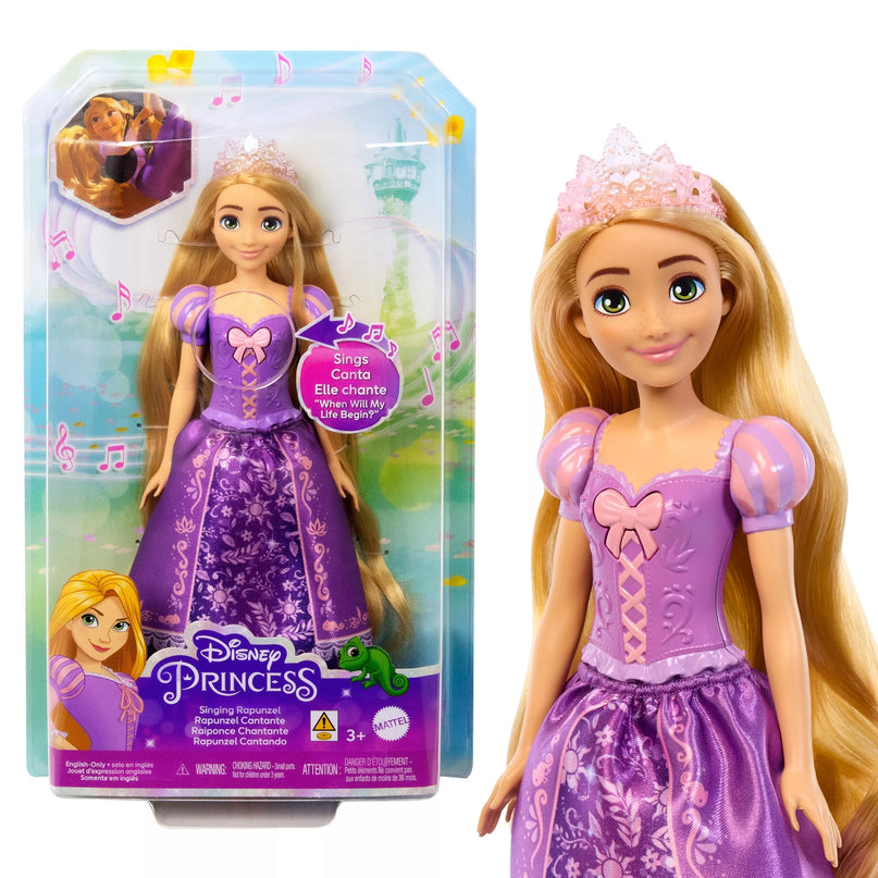 DISNEY PRINCESS dainuojanti lėlė Auksaplaukė (anglų kalba) (HPD41)