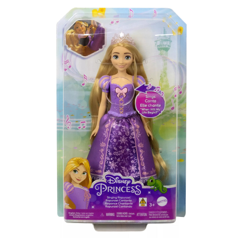 DISNEY PRINCESS dainuojanti lėlė Auksaplaukė (anglų kalba) (HPD41)