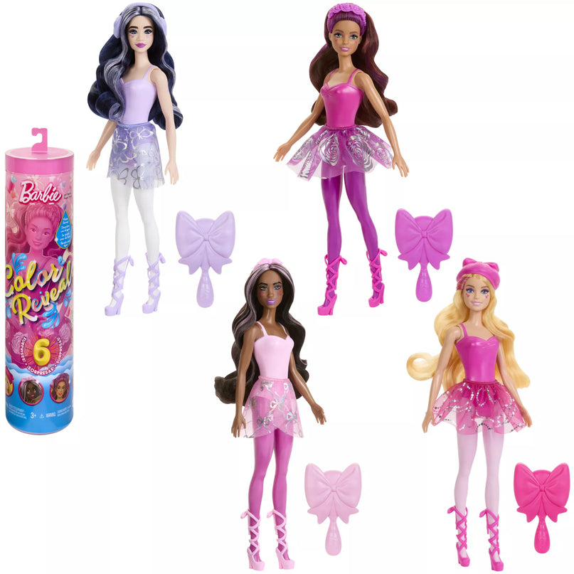 BARBIE COLOR REVEAL siurprizų rinkinys, baleto serija (HRK17)