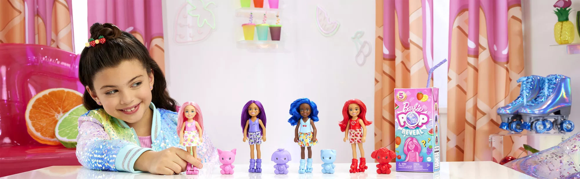 CHELSEA POP REVEAL siurprizų rinkinys, vaisių serija (HRK58)