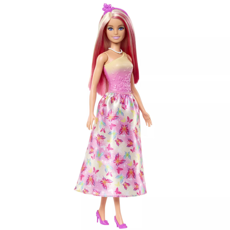 BARBIE DREAMTOPIA princesė rausva suknele (HRR08)