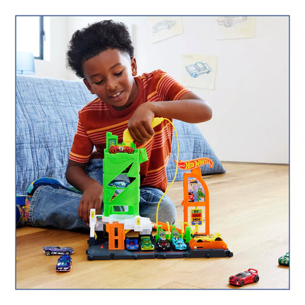 HOT WHEELS CITY rinkinys – Įkrovimo stotelė (HTN79)