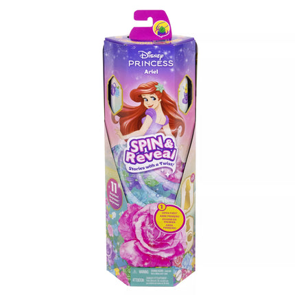 DISNEY PRINCESS SPIN and REVEAL Arielės siurprizų rinkinys (HTV88)