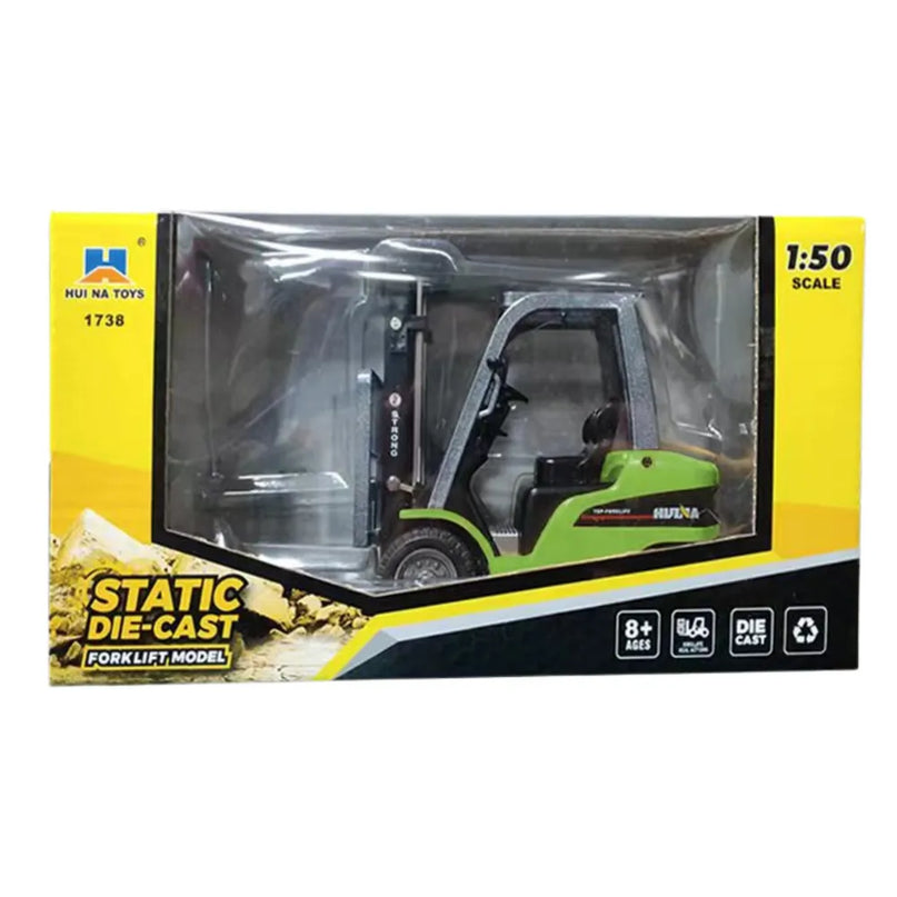 HUINA 1:50 metalinis žalias krautuvas