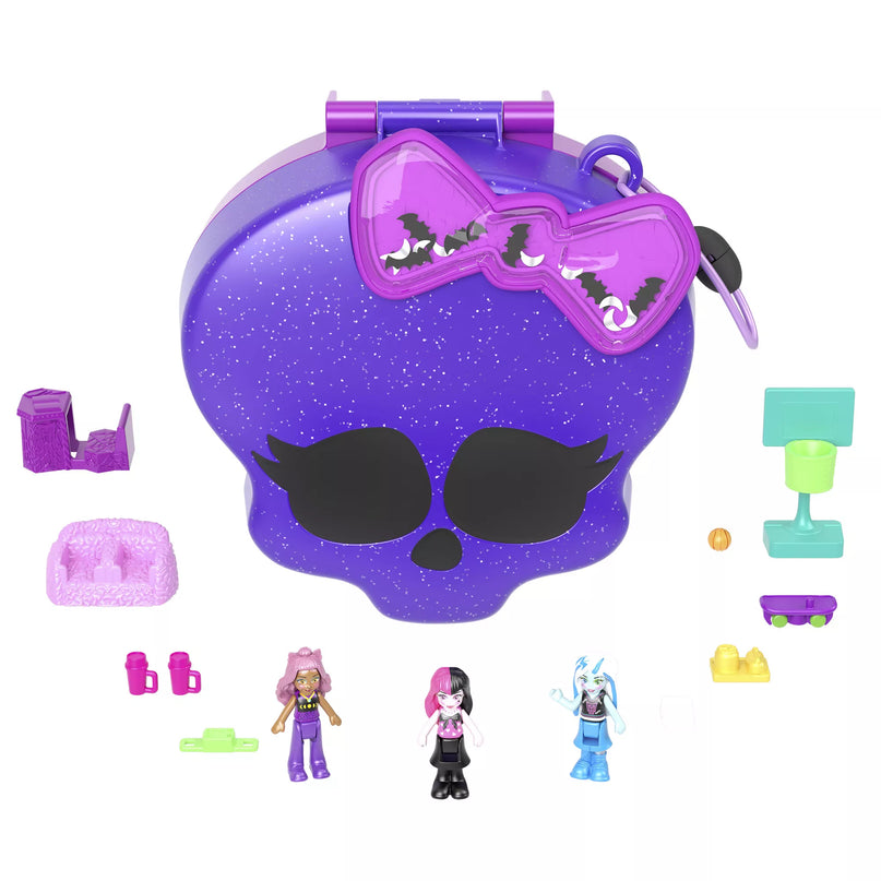 POLLY POCKET MONSTER HIGH tematikos pramogų rinkinys (HVV58)