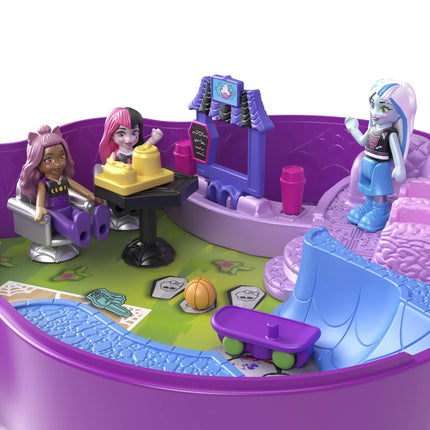 POLLY POCKET MONSTER HIGH tematikos pramogų rinkinys (HVV58)