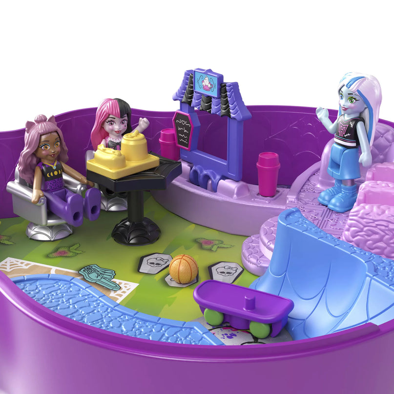 POLLY POCKET MONSTER HIGH tematikos pramogų rinkinys (HVV58)