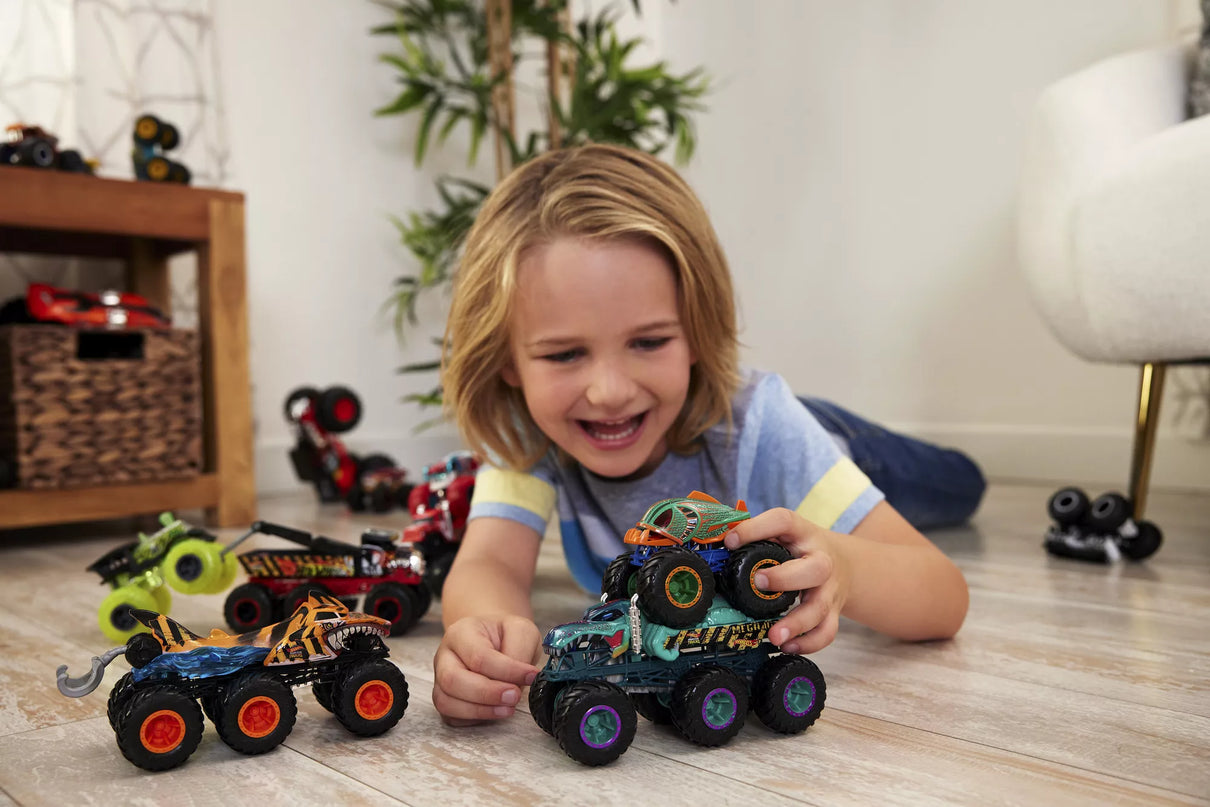 HOT WHEELS MONSTER TRUCKS 1:64 mastelio džipai  (HWN86)