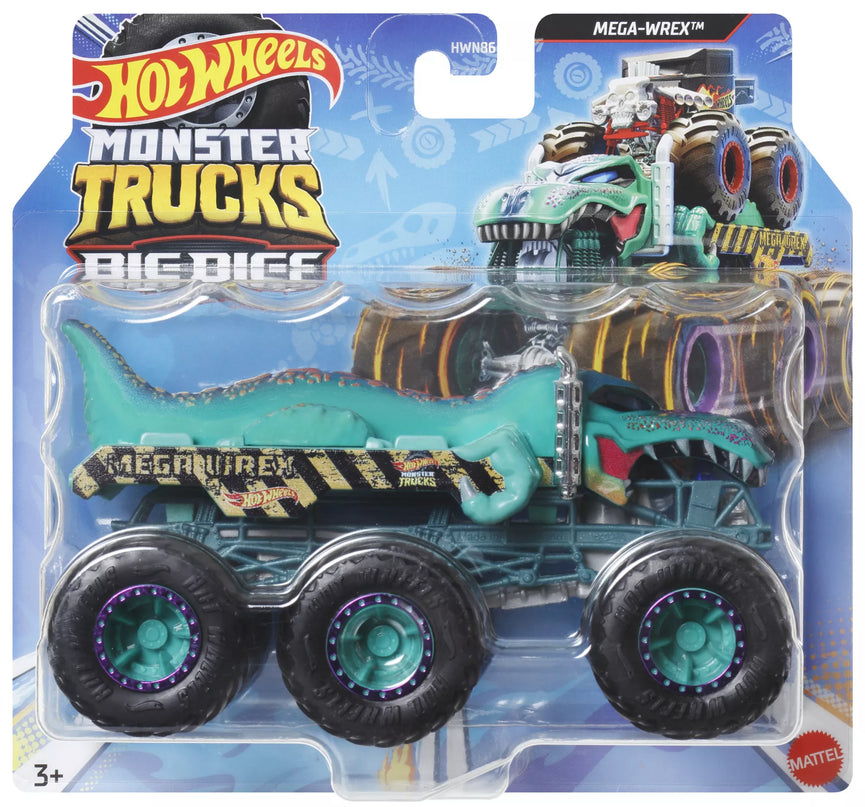 HOT WHEELS MONSTER TRUCKS 1:64 mastelio džipai  (HWN86)