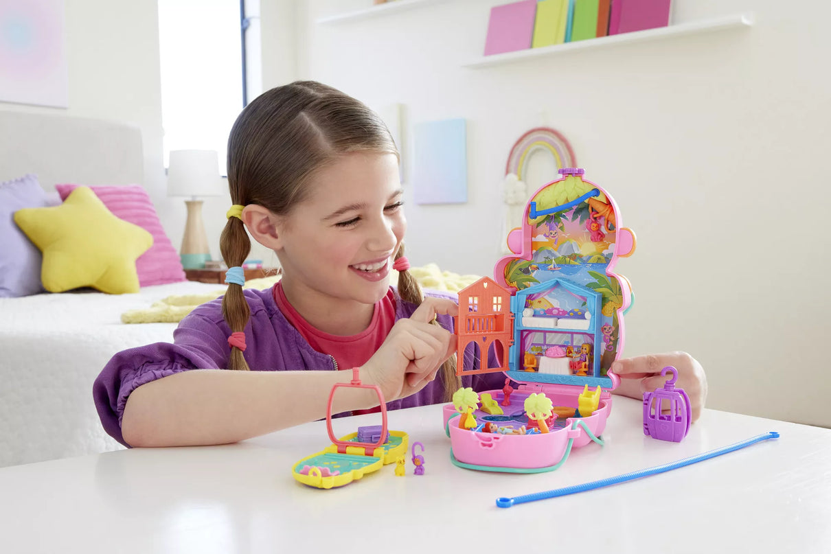 POLLY POCKET beždžionėlės pramogų rinkinys (HWP04)