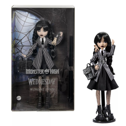 MONSTER HIGH X WEDNESDAY lėlė – Trečiadienė (HXJ04)