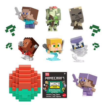 MINECRAFT mini siurprizų rinkinys – kiaušinis (HXT64)