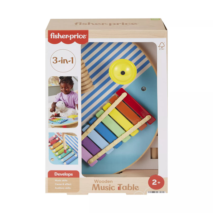 FISHER-PRICE medinis muzikinis stalas (HXT91)