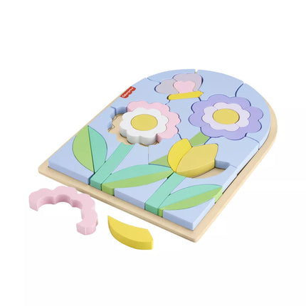 FISHER-PRICE medinė dėlionė – Gėlės (HXT97)