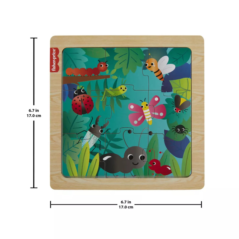 FISHER-PRICE medinė dėlionė (HXV15)