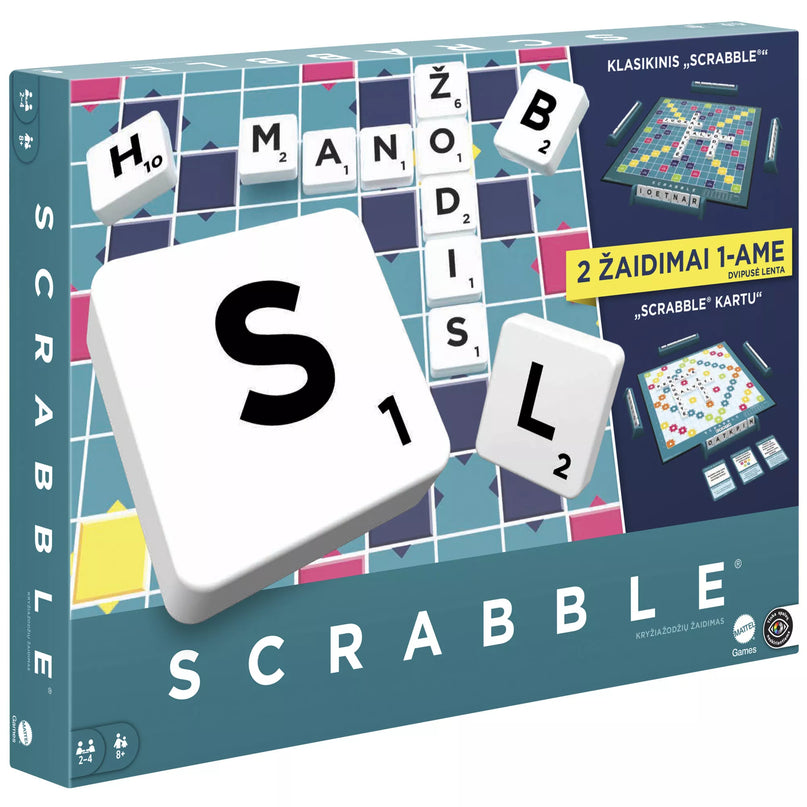 SCRABBLE žaidimas lietuvių kalba 2in1 (HXW10)