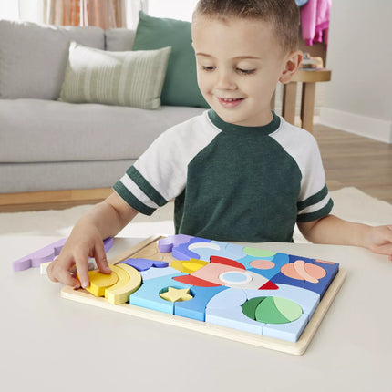 Fisher - price medinė dėlionė raketa