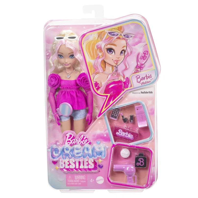 BARBIE DREAM BESTIES lėlė Malibu (HYC21)