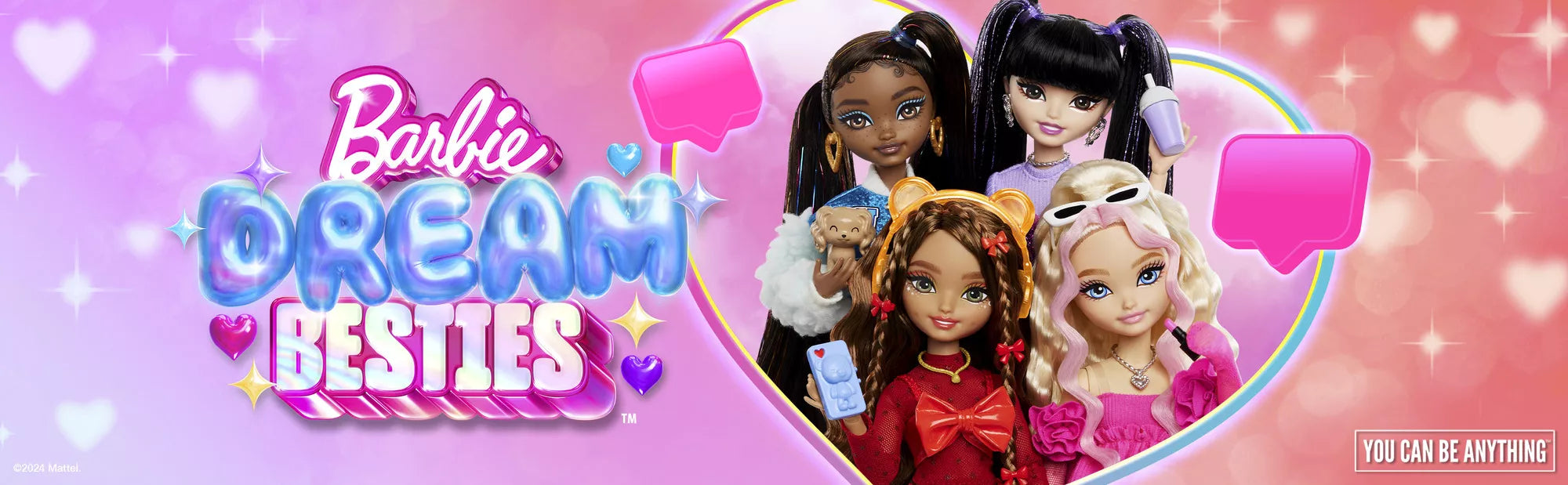 BARBIE DREAM BESTIES lėlė Malibu (HYC21)