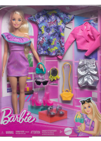 BARBIE DOLL & PARTY FASHIONS lėlė (HYT61)