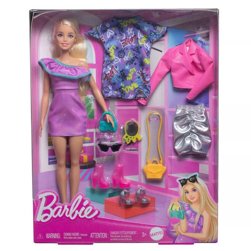 BARBIE DOLL & PARTY FASHIONS lėlė (HYT61)