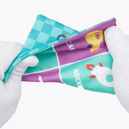WOOPIE BABY edukacinis sensorinis žaislas „Lady Tag“ servetėlių dėžutė