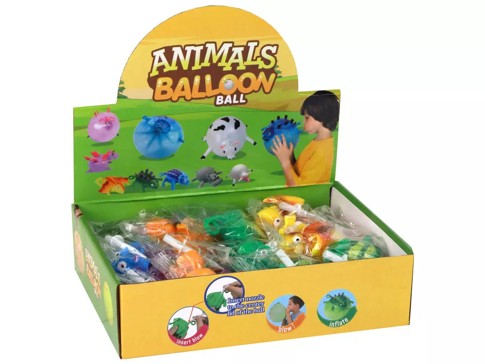 Pripučiami dinozaurų formos balionai