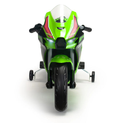 INJUSA „Kawasaki Ninja ZX‑R10“ – 12V elektrinis motociklas vaikams, 3+