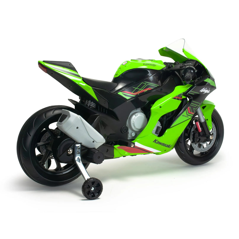 INJUSA „Kawasaki Ninja ZX‑R10“ – 12V elektrinis motociklas vaikams, 3+