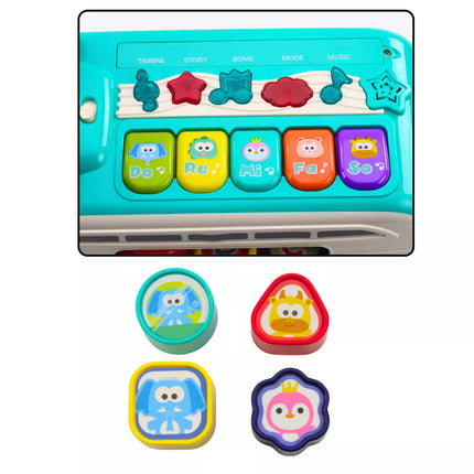 Turkio spalvos interaktyvus edukacinis autobusas