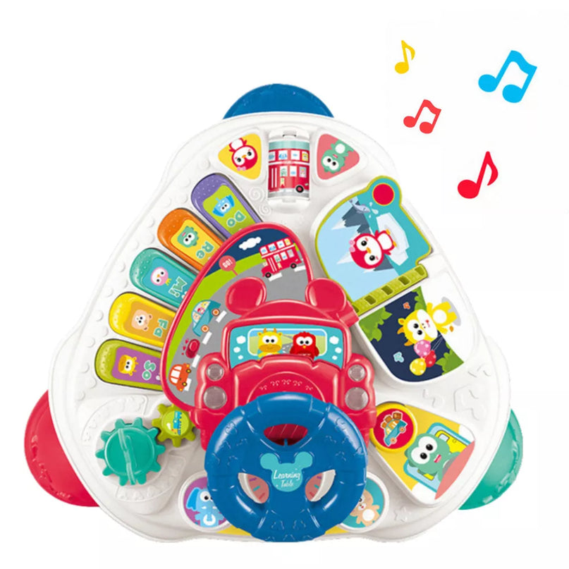 Interaktyvus edukacinis stalas su vairu