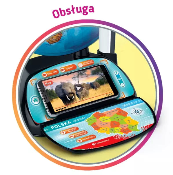 Interaktyvus gaublys, lenkų kalba Clementoni 50848