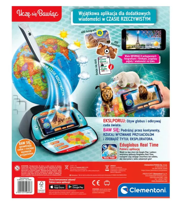 Interaktyvus gaublys, lenkų kalba Clementoni 50848