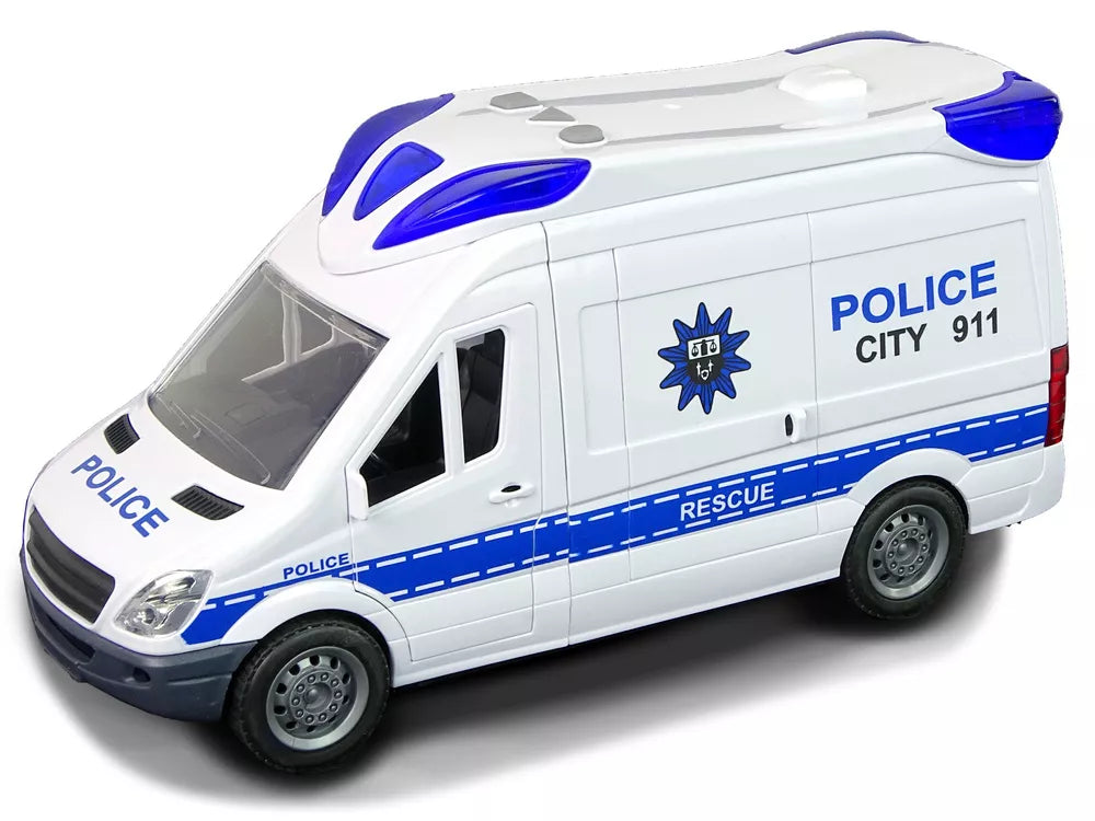 Interaktyvus policijos radijo automobilis