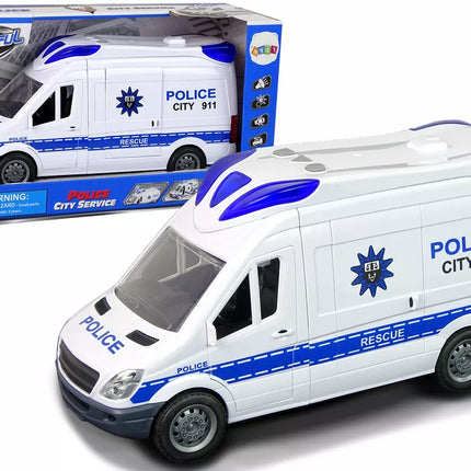 Interaktyvus policijos radijo automobilis