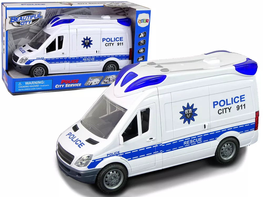 Interaktyvus policijos radijo automobilis