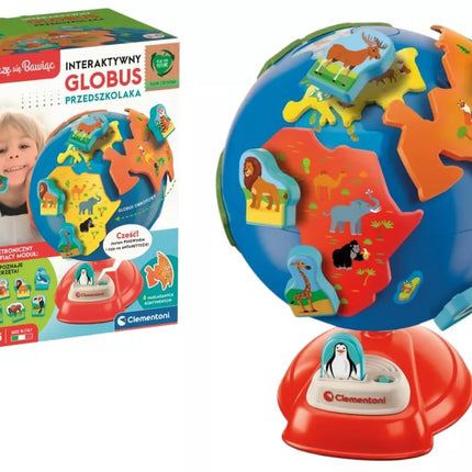 Interaktyvus ikimokyklinio amžiaus vaikų gaublys lenkų kalba