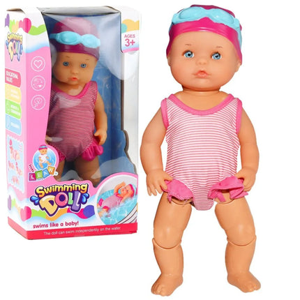 Interaktyvi plaukiojanti maudynių lėlytė – 33 cm