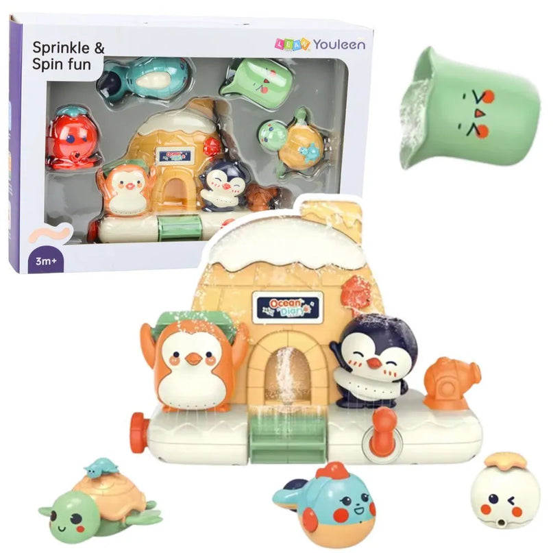 Interaktyvus jūros gyvūnėlių vonios rinkinys