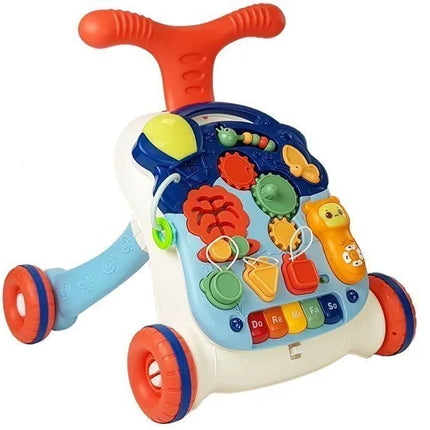 Interaktyvus stumdukas–vaikštynė su edukaciniu paneliu ir šviesomis