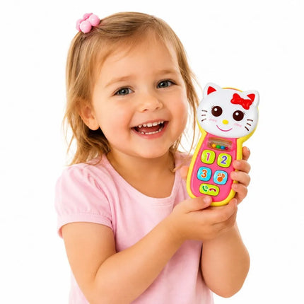 Interaktyvus telefonas vaikams Kitty